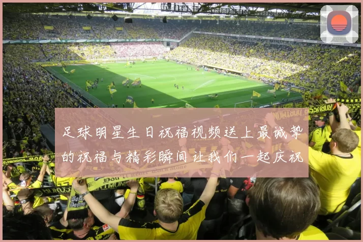 足球明星生日祝福视频送上最诚挚的祝福与精彩瞬间让我们一起庆祝这特别的一天